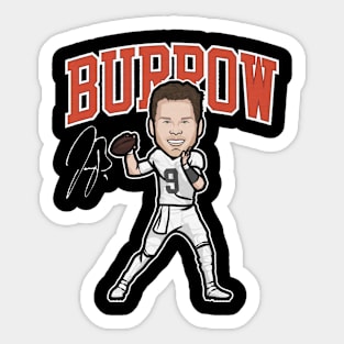 Joe Burrow Cincinnati Toon Sticker